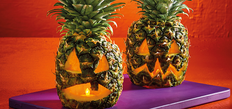 Healthy Halloween Treats: Pineapple Chunks