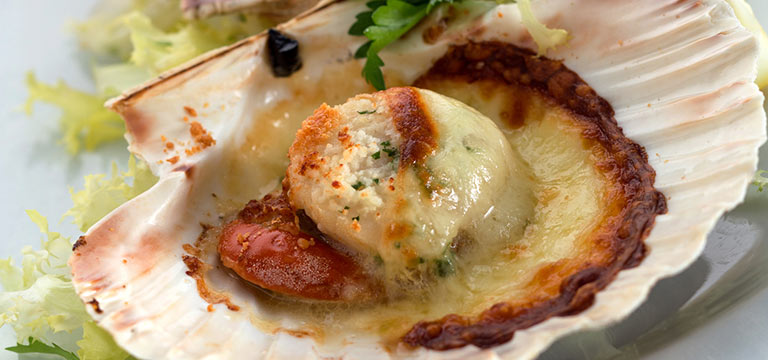 How To Cook Scallops - In Shell