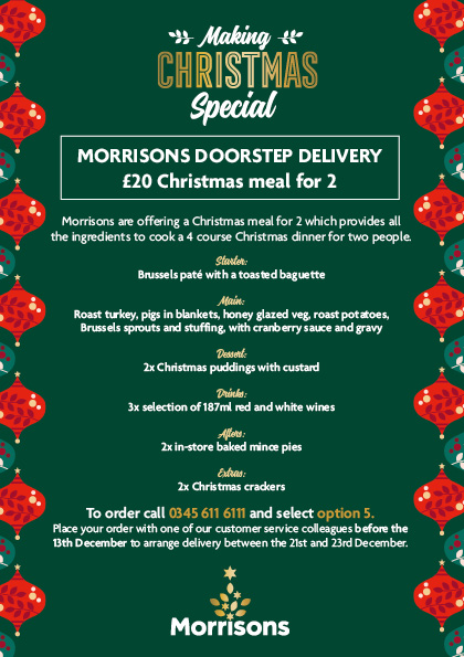 Doorstep Delivery Christmas Dinner