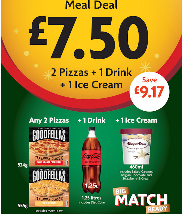 Pizza Meal Deal £7.50