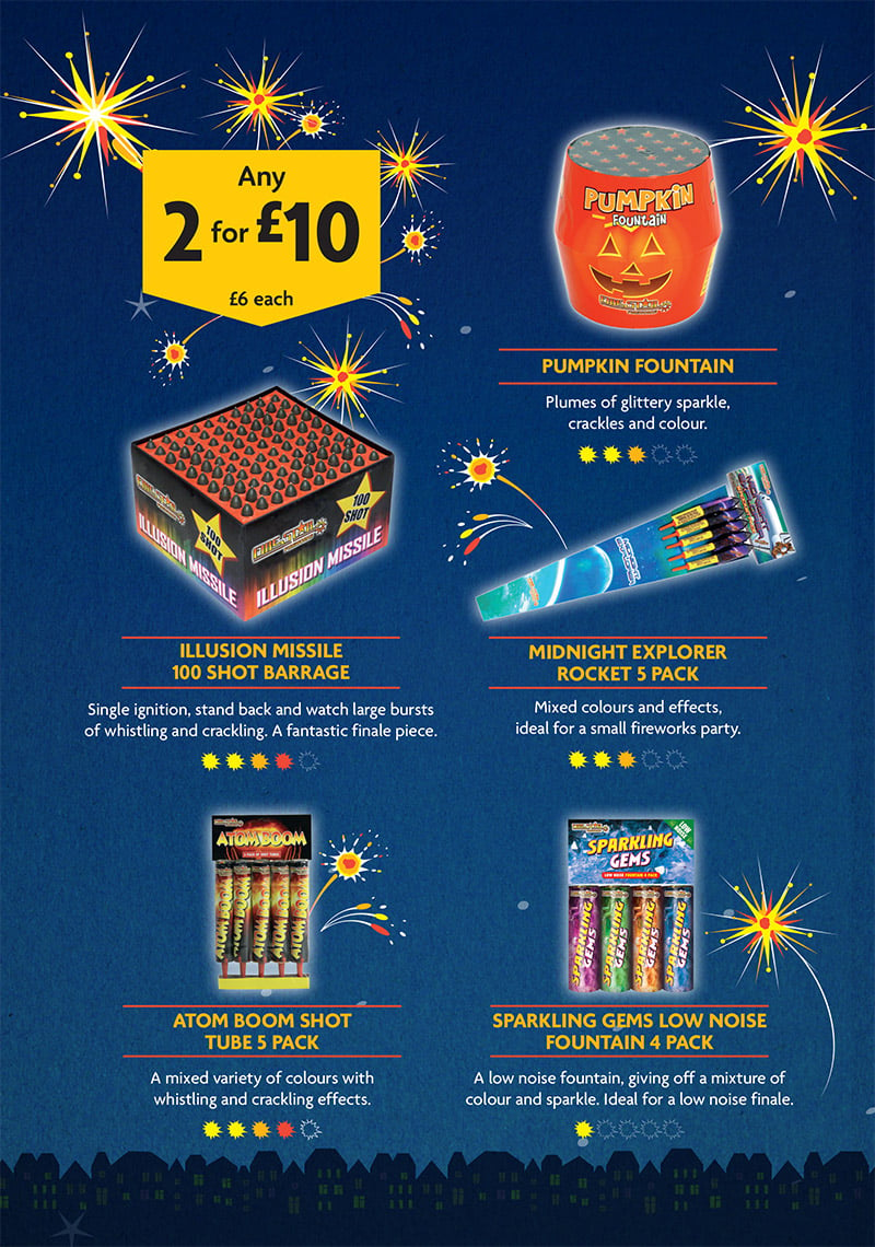 Fireworks Available In Store At Morrisons