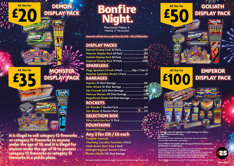 Morrisons Fireworks Images