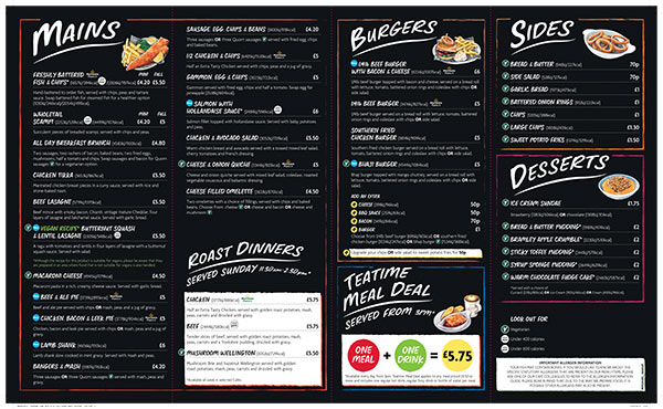 Our Morrisons Cafe Menu - Morrisons