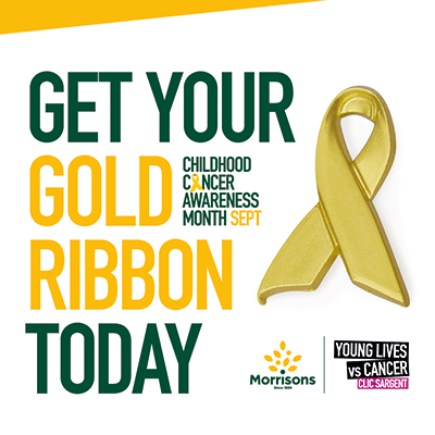 Childhood Cancer Awareness Month Gold Ribbon
