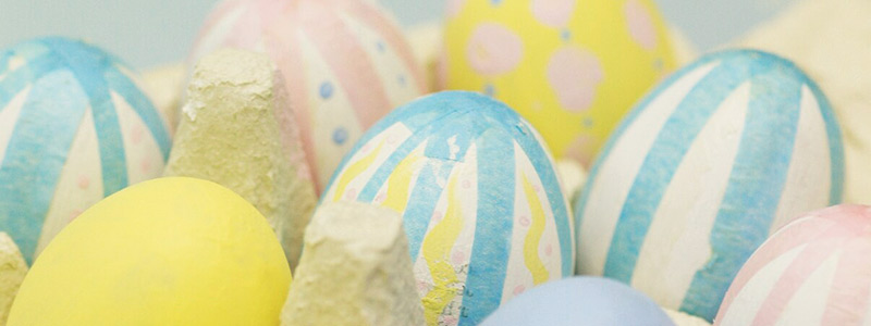Easter Hunt Ideas Painted Eggs