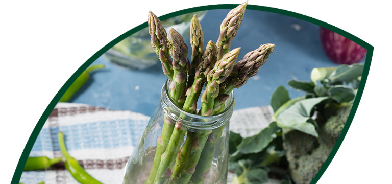 Storing asparagus