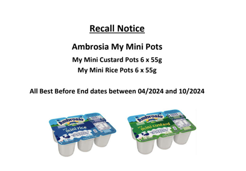Product Recall - Morrisons