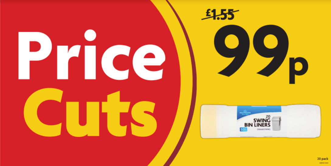 Morrisons Bin Liners 99p